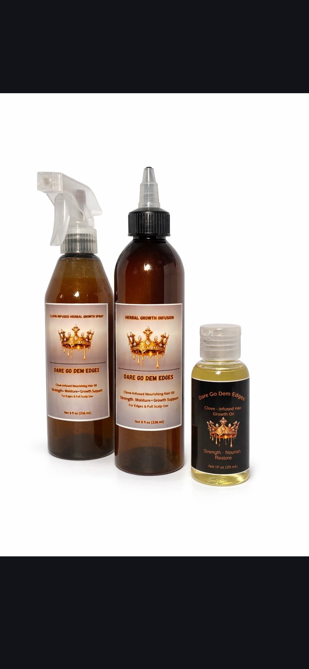 Clove-Infused Herbal Growth Spray